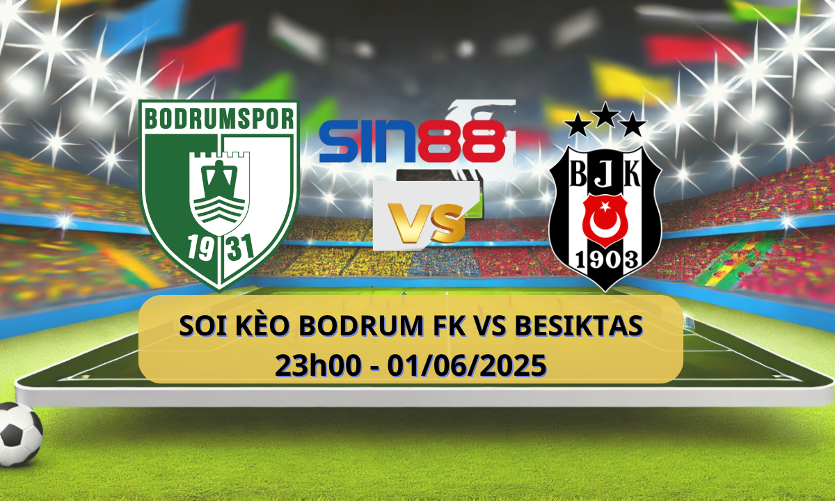 Trận đấu cúp Thổ Nhĩ Kỳ giữa Bodrumspor và Beşiktaş